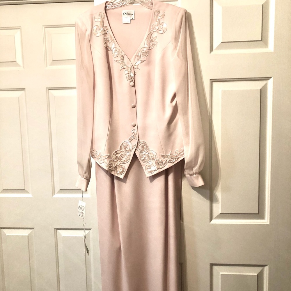 Rimini Vintage 2-Piece Sz 14 Blush